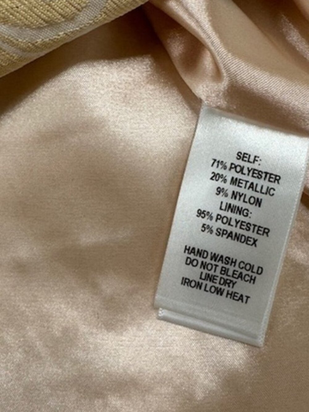 Lulus Illustrious Champagne Jacquard Off-the-Shoulder Maxi Dress NWT - Picture 10 of 15